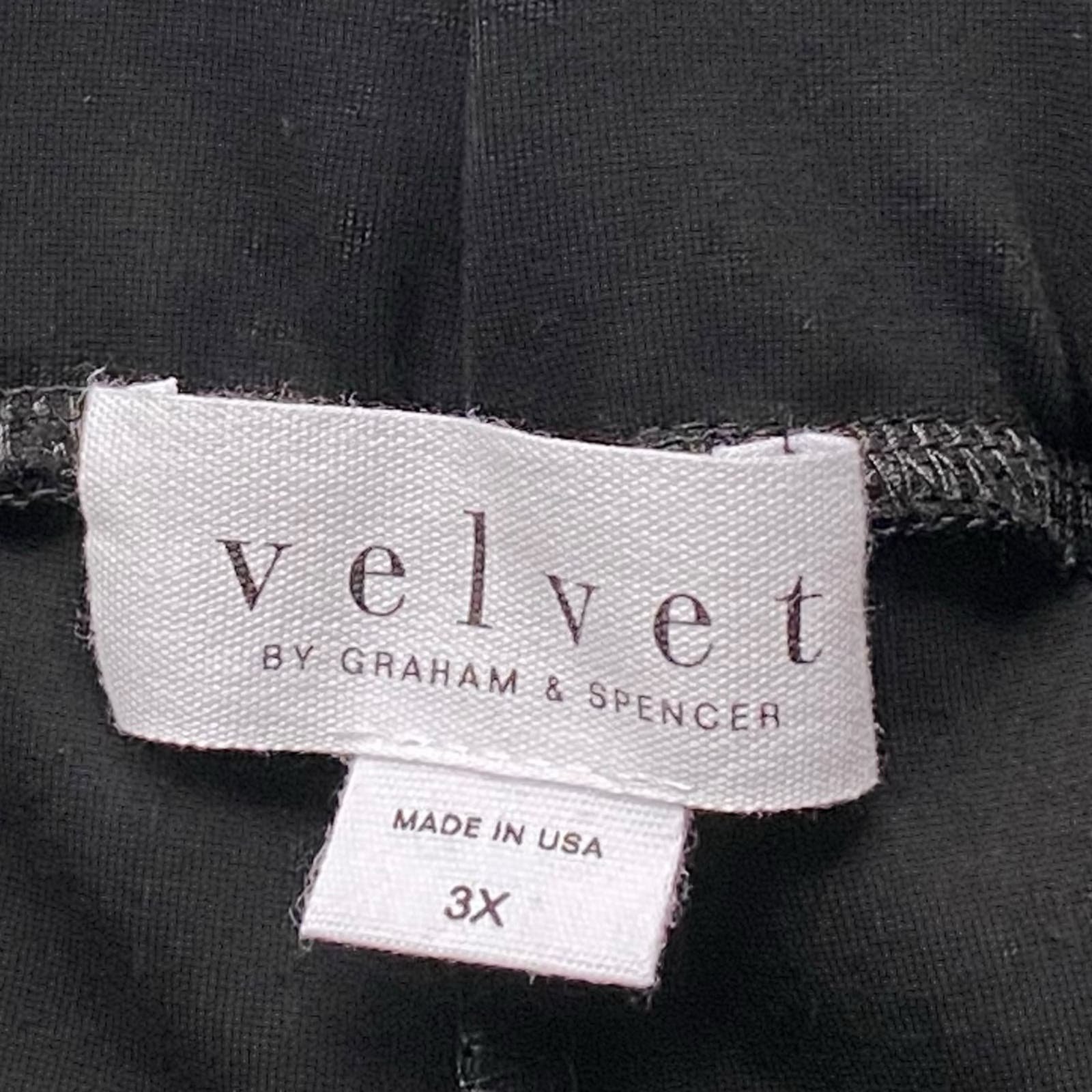 the Lowest price NWT Velvet By Graham & Spencer Monterey Pant Black Size 3X LqJQrf5s0 Low Price