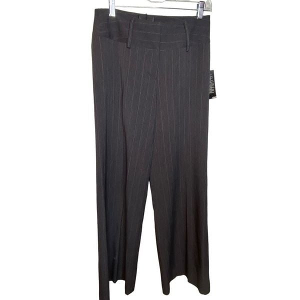 Classic H&M women’s wide leg pinstriped pants slacks ca