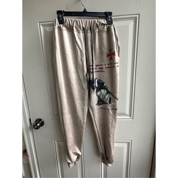 Simple Unbranded Women´s Brown Jogger Pants Size S