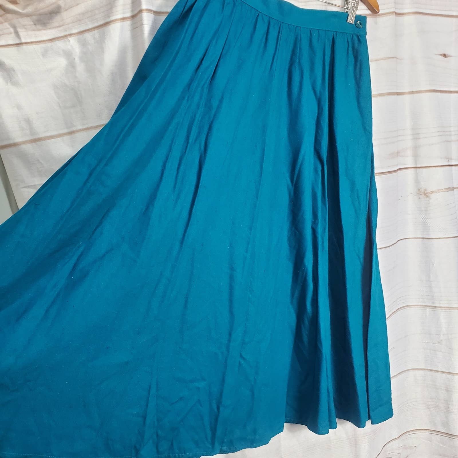 Great George Georgiou Skirt Womens Large Blue Silk Maxi Vintage 90s Pleated Pockets omotLCfyD outlet online shop