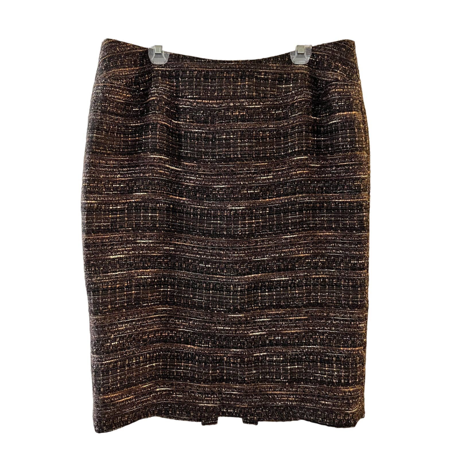 Amazing Lafayette 148 Women’s Career Tweed Skirt Size 1