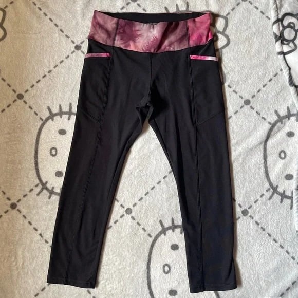 large selection Zenana Outfitters Black Pink Tie Dye Leggings M NZyWN1b8Q Cool