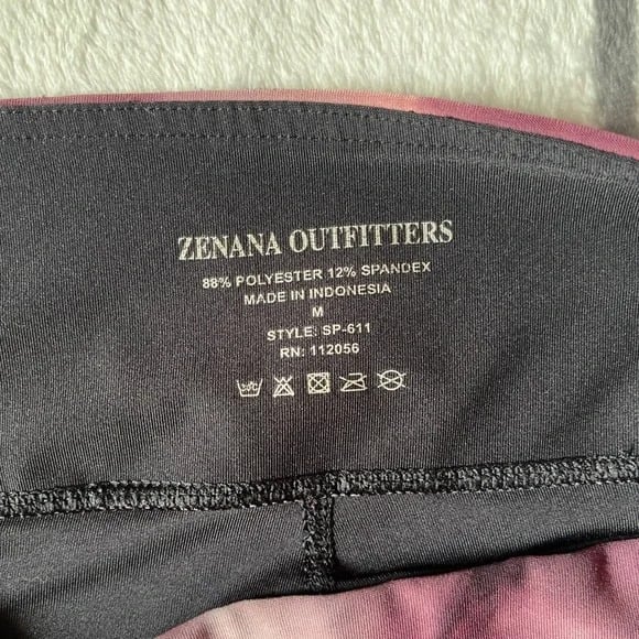 large selection Zenana Outfitters Black Pink Tie Dye Leggings M NZyWN1b8Q Cool
