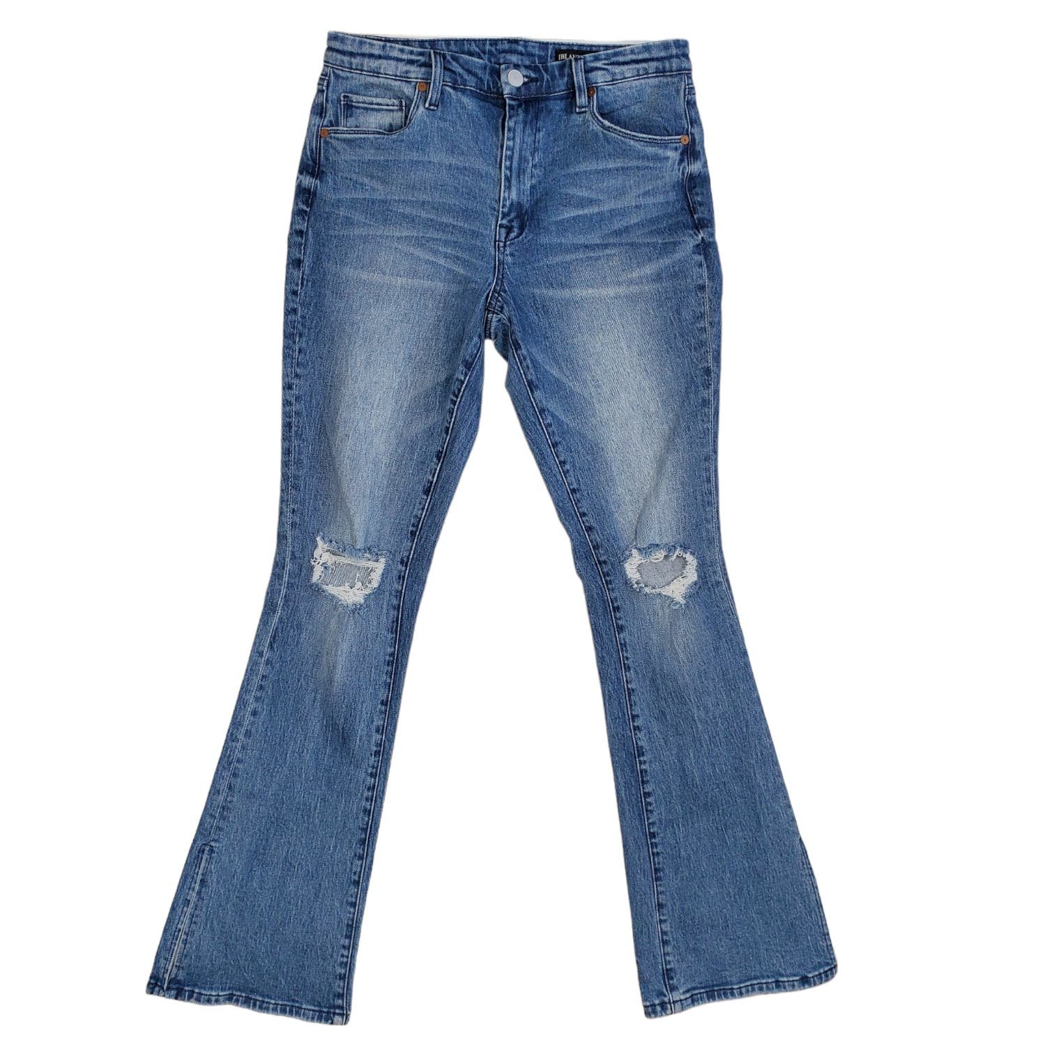 Affordable BlankNYC Hoyt Boot Cut Slit Jeans Distressed