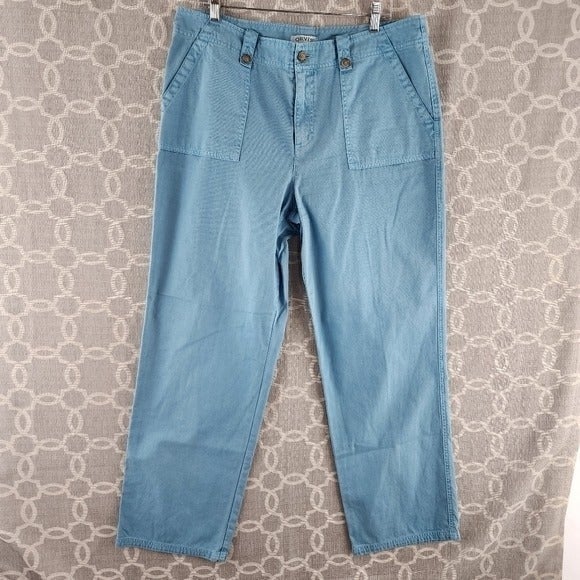 Buy Orvis Straight Leg Blue Casual Chino Pants 16 KepYwfi9w Fashion