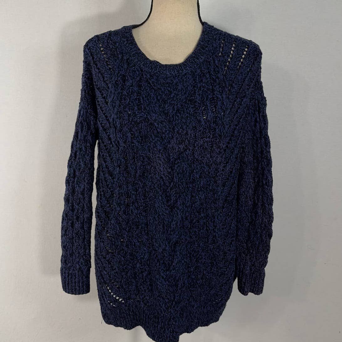 save up to 70% Express Blue Black Cable Knit Sweater Women´s Size Small mQr1gUuNc on sale