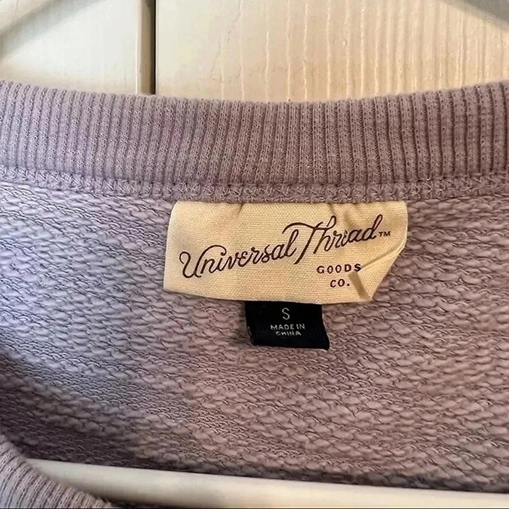 Amazing Universal Thread Lilac Purple Cropped Sweatshirt Size Small LQMCJlSQi Hot Sale