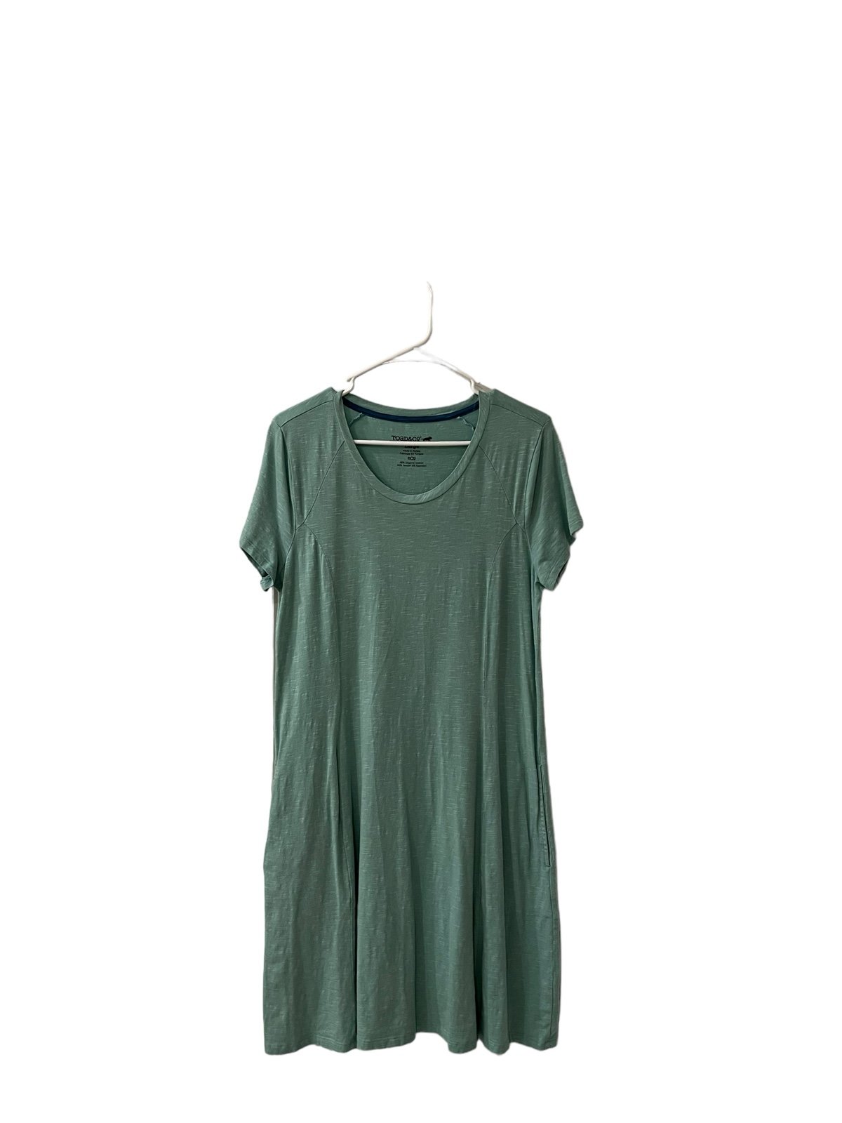 Latest  Toad & Co Blue Green Dress Size Lg NoY2t80SQ ju