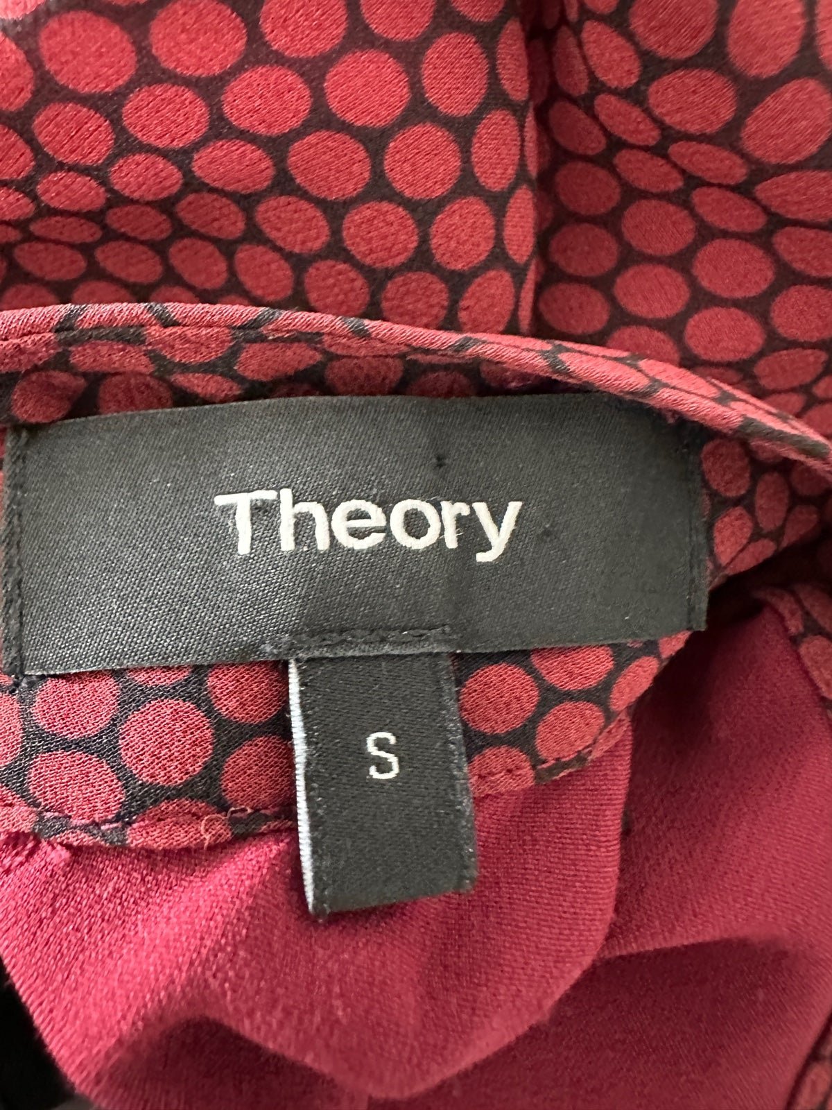 Simple Theory silk red black halter top - size Small P9MivSnKT Fashion