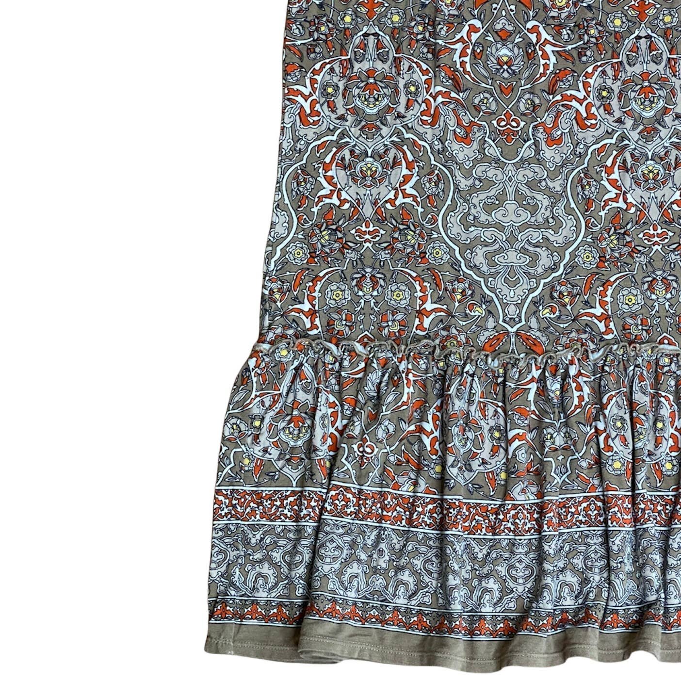 Personality Bohemian Moroccan Neutral Toned Maxi Skirt Size Medium Max Edition JDeECbSUk Store Online
