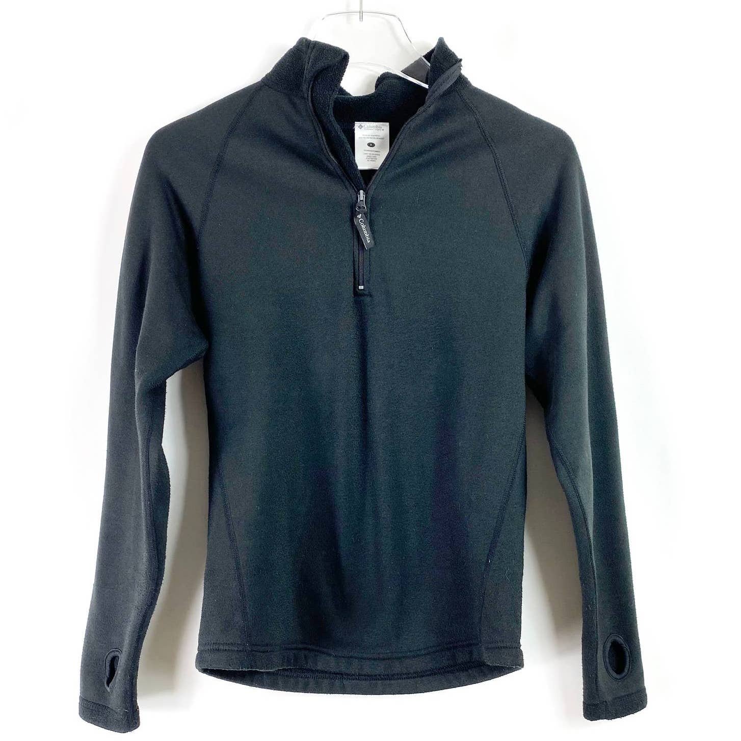 Discounted COLUMBIA Black Fleece Half Zip Jacket owXVtt