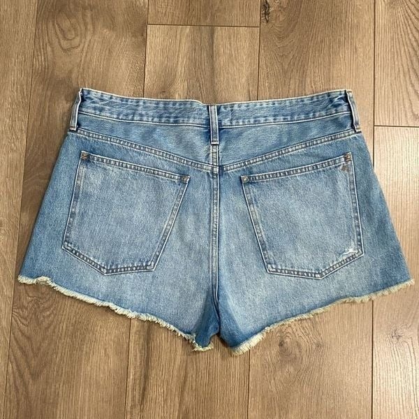 Affordable Madewell High Rise Distressed Loose Fit Blue Jean Shorts Size 31 K2wwcU1Xx Cheap