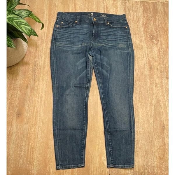 high discount 7 For All Man Kind Cropped Jeans Size 31 