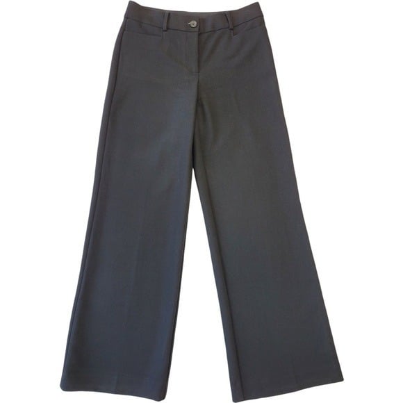 Personality Loft black Classic curvy high waisted trousers wide leg size 2 oc9RzKO84 hot sale