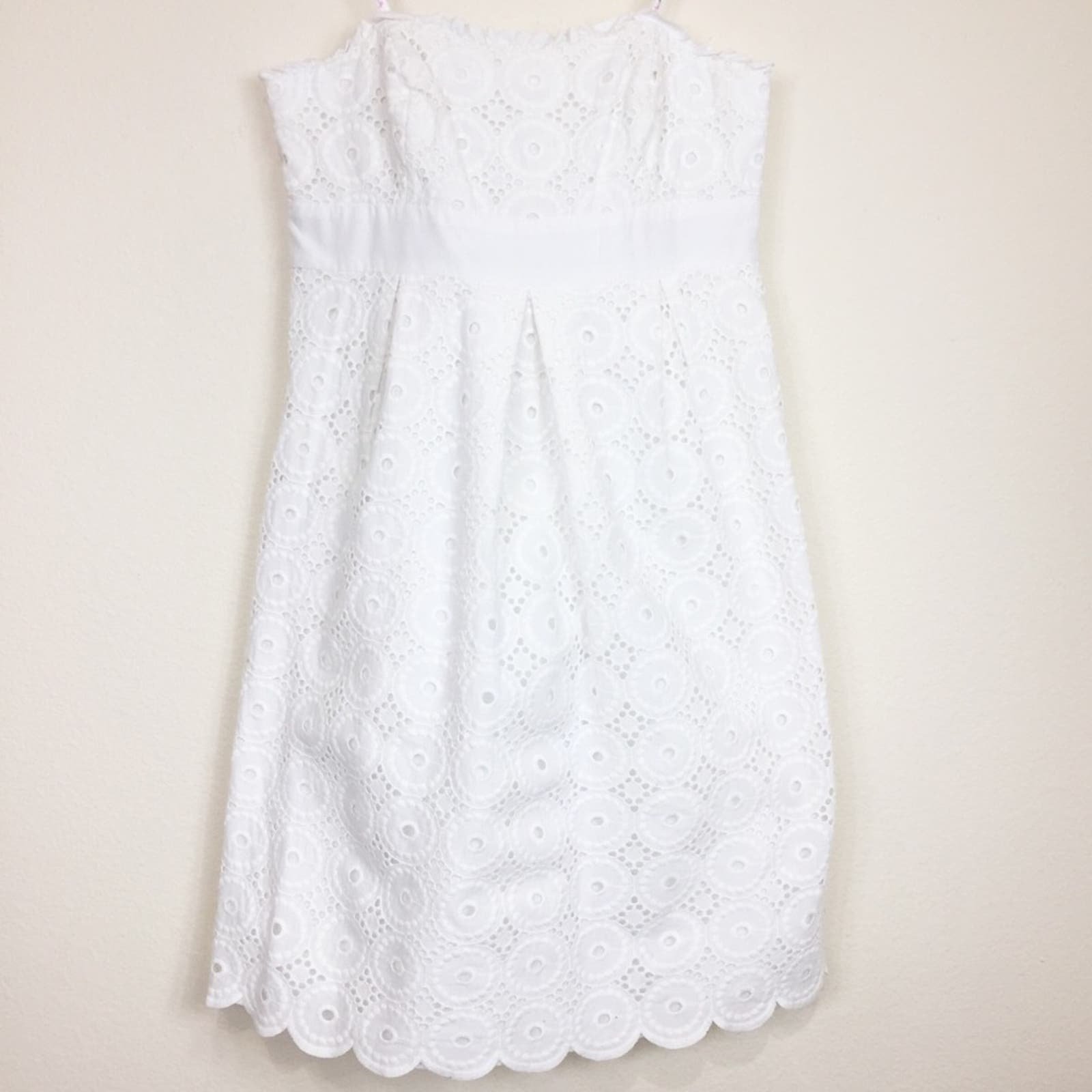 Great Lilly Pulitzer Strapless Eyelet Dress K605dP4bS w