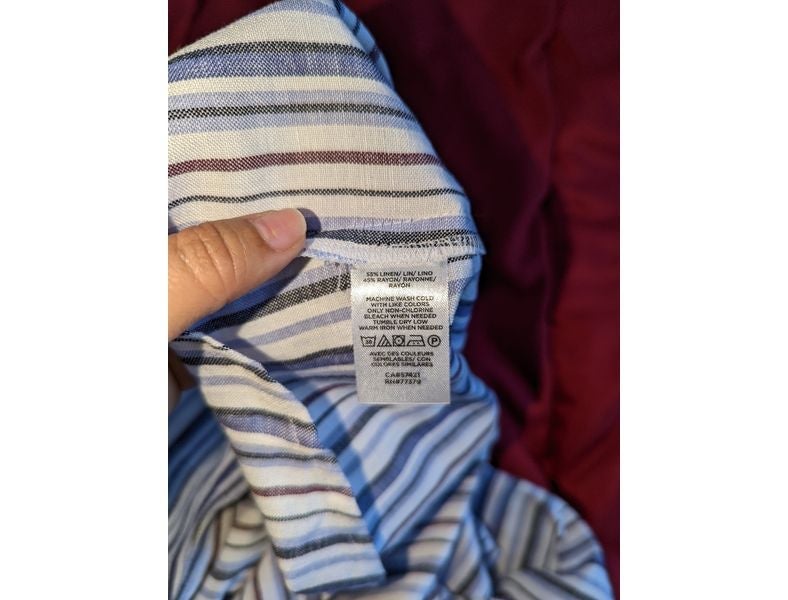 Elegant Ann Taylor Factory Striped Sleeveless Shirt Size Medium fHEaabjxh Counter Genuine 