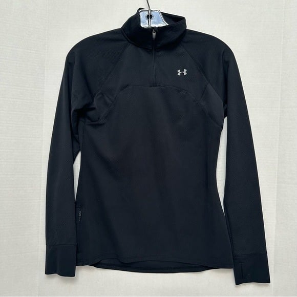 where to buy  Under Armour Women´s Escape 1/4 Zip Pullover Run Black Jacket size Small O7Hao2tEU no tax