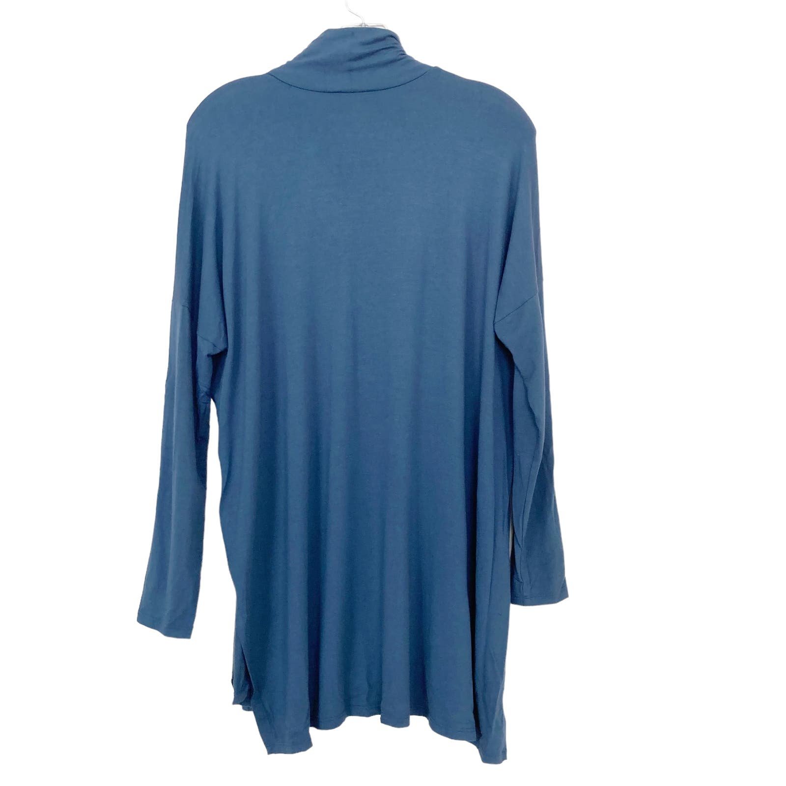 Popular Eileen Fisher Blue Long Sleeve Turtleneck Sz S pqjDC23MU New Style