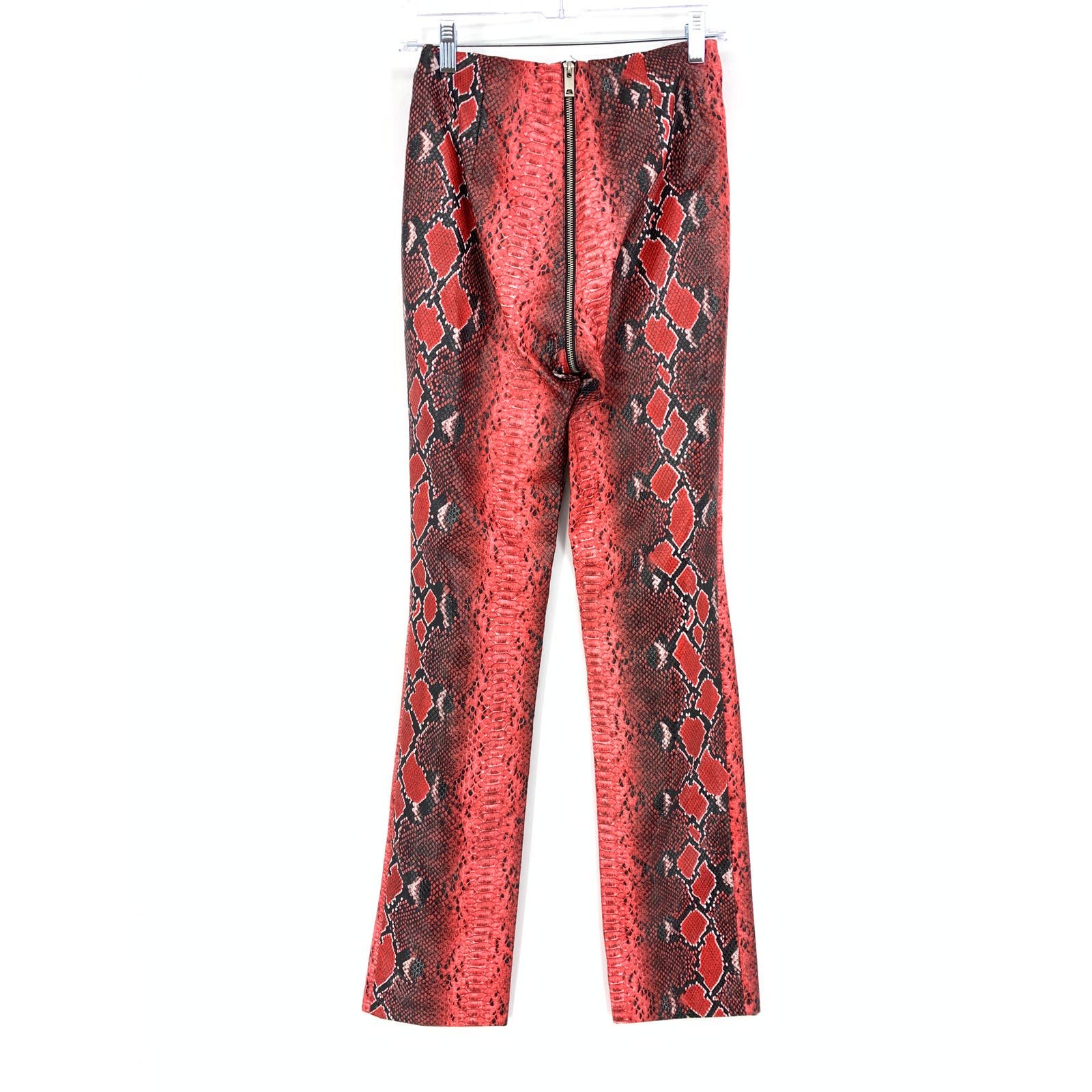 big discount I.Am.Gia Anet Pants Women´s Size XS Red Snakeskin Print Zip Around Full Length guxVwO4aA just buy it