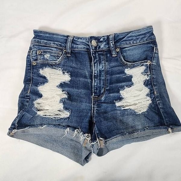 Promotions  American Eagle Outfitters Hi-Rise High Waist Denim Shorts size 6 hHNg5ozfe outlet online shop