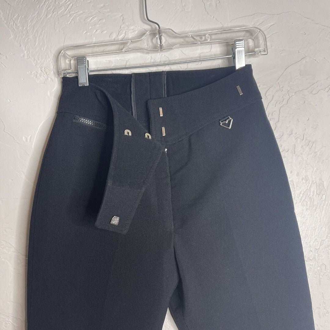 big discount Vintage Obermeyer Ski Pants Womens 10 Black Wool Blend Stirrups Made in Japan nY9Pqi3id Factory Price