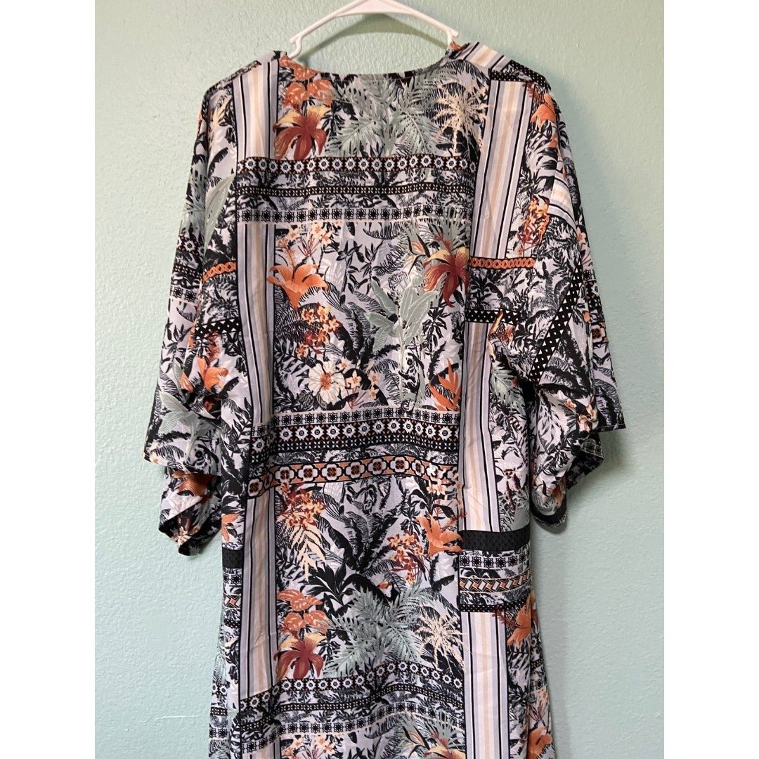 Custom Vince Camuto Women´s Floral Patterned Cover-Up Kimono One Size ghv9jvZh8 Everyday Low Prices