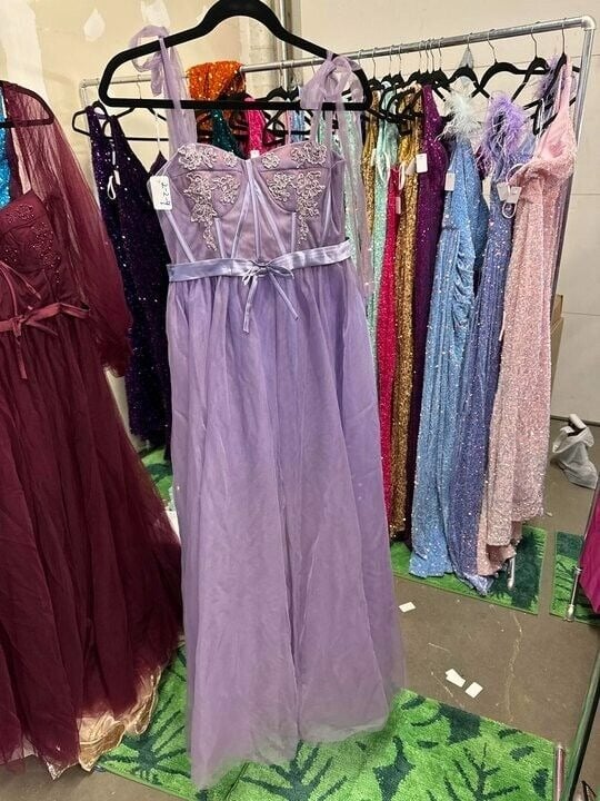Comfortable size 2 purple prom dress evening dress KID6UbtHq Fashion