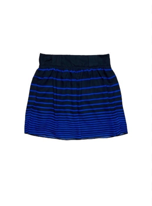 Authentic Maurices Black And Blue Skirt With Pockets Si