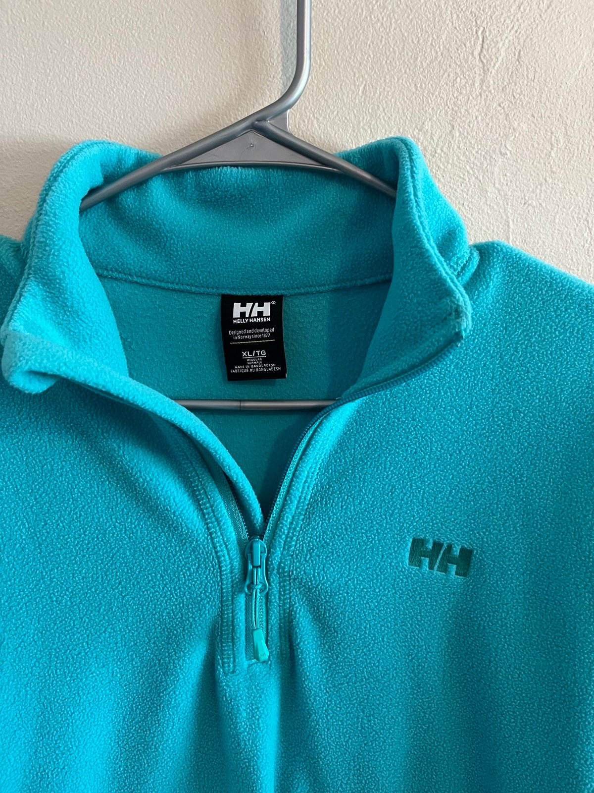 Factory Direct  Helly Hansen Blue Fleece Half Zip Size XL gFJkwOdxp hot sale