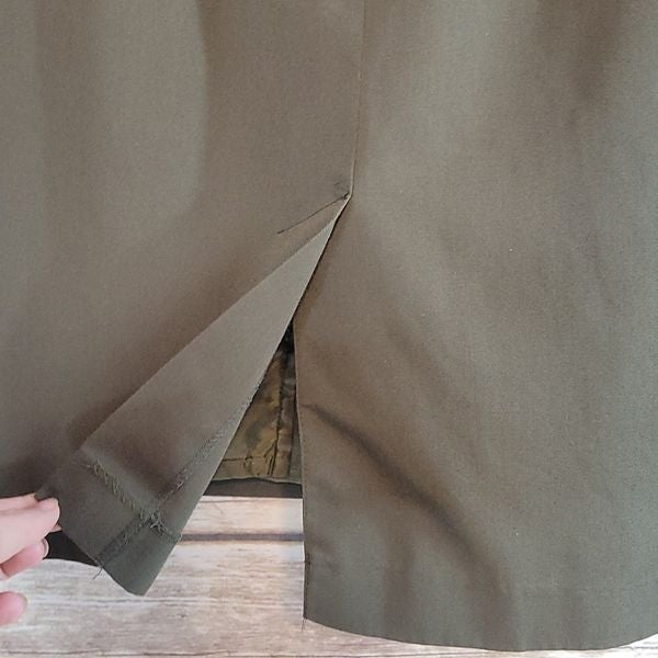 large selection Vintage | Counterparts Army Green Pencil Skirt 6 PHTJ3IQVT Everyday Low Prices