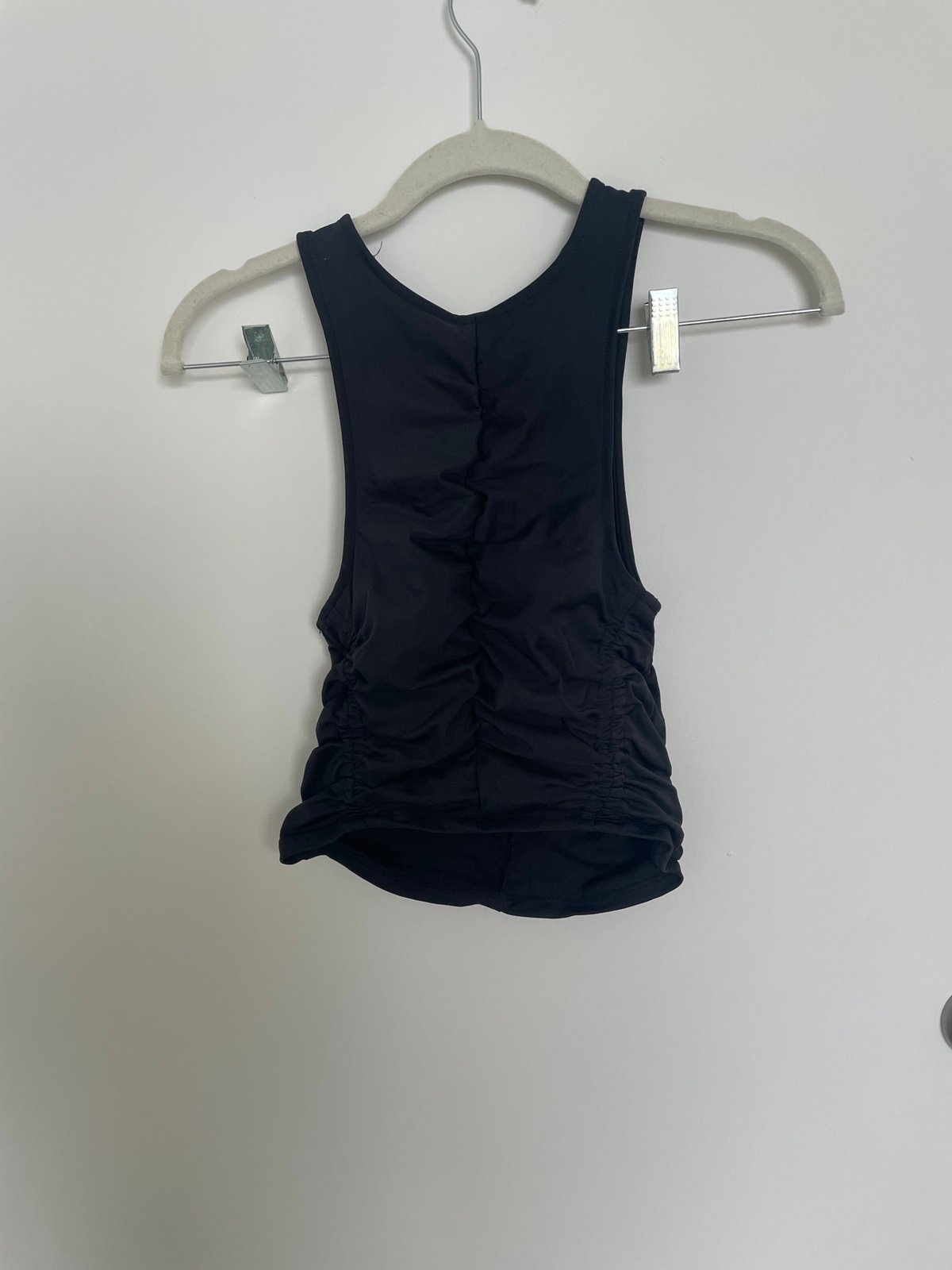 Fashion Black crop tank top O8fnqYxsT Factory Price