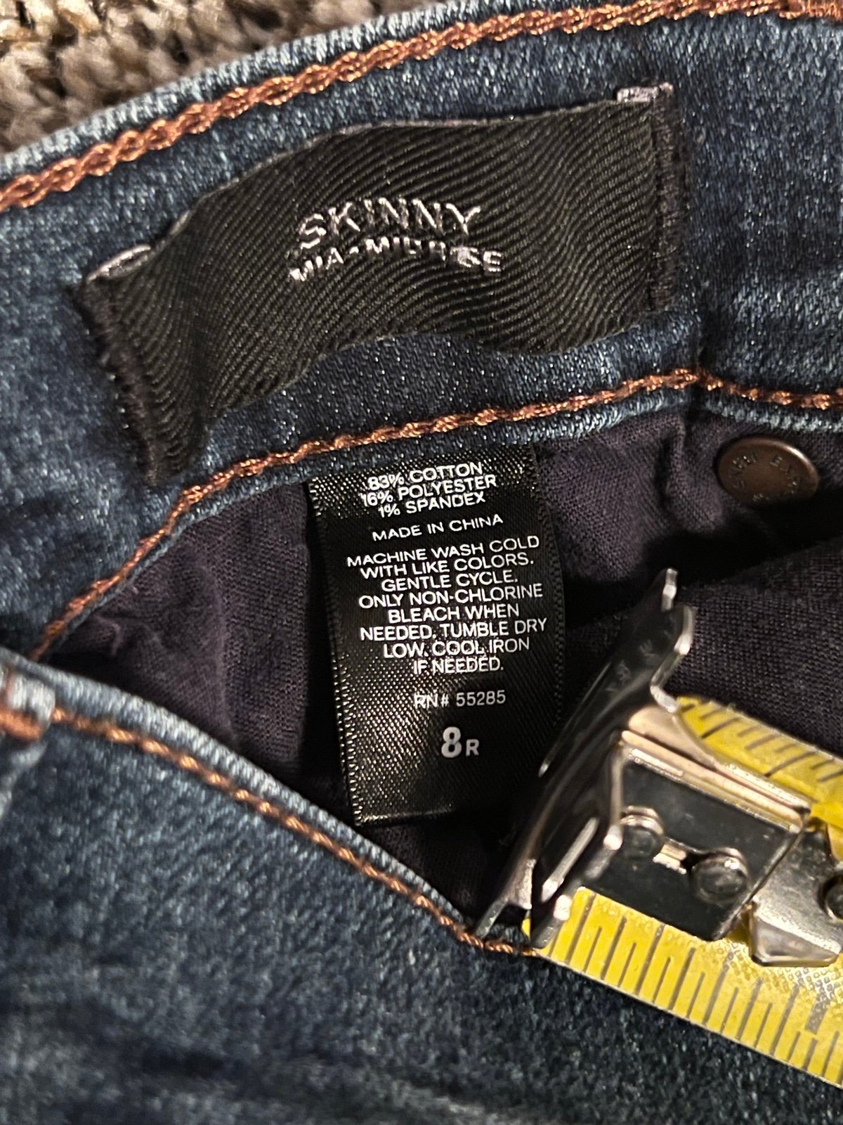 reasonable price Express Jeans Womens Size 8R Blue Denim MIA Skinny Mid Rise Outdoors Retro JoZbfANTJ just buy it