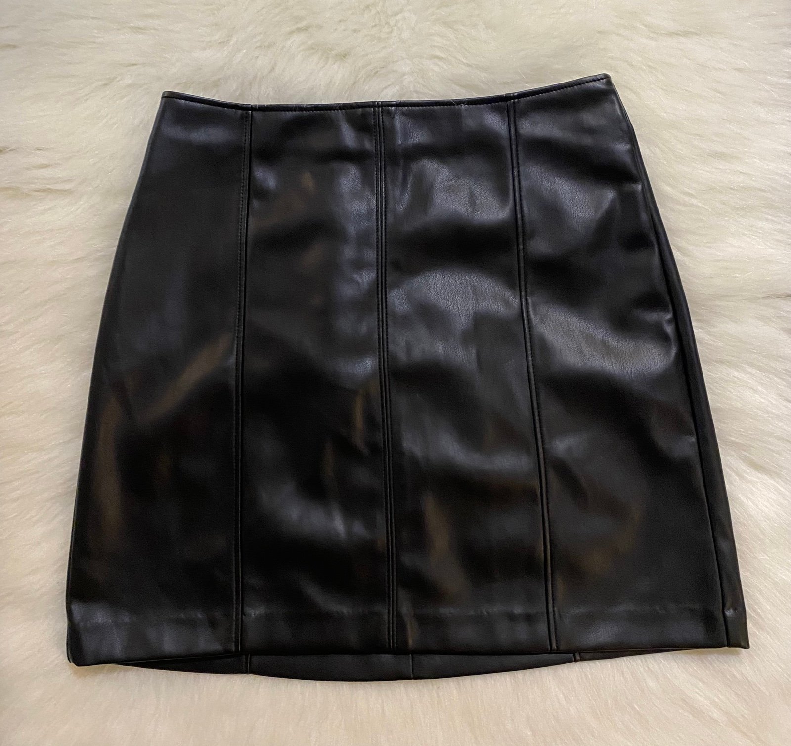 Custom Abercrombie & Fitch NEW Black Vegan Faux Leather