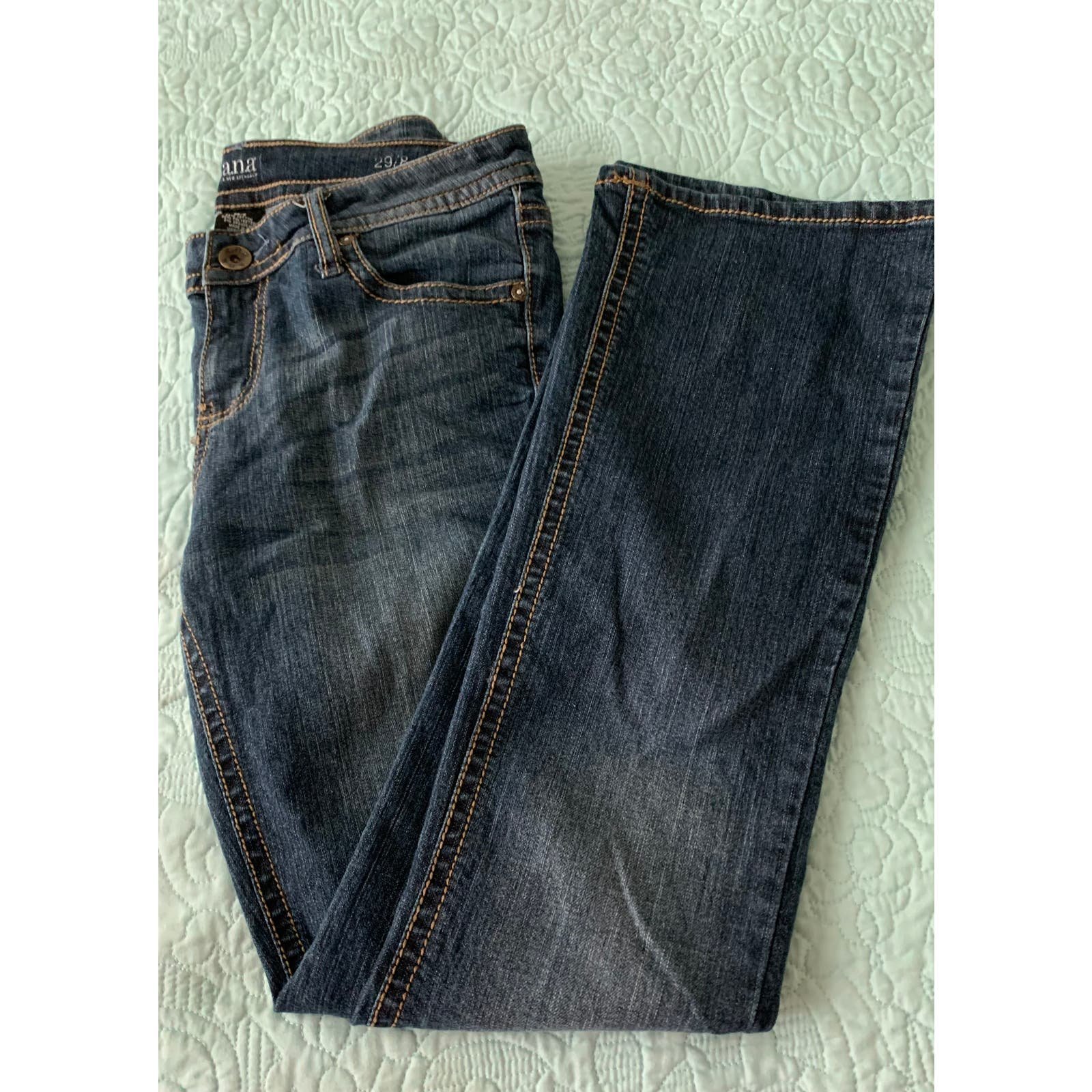 Great A.N.A MID RISE BOOTCUT JEANS WOMENS, 29 / 8, BLUE, WAIST 32 POCKETS FRONT & BACK pFldP65HA on sale