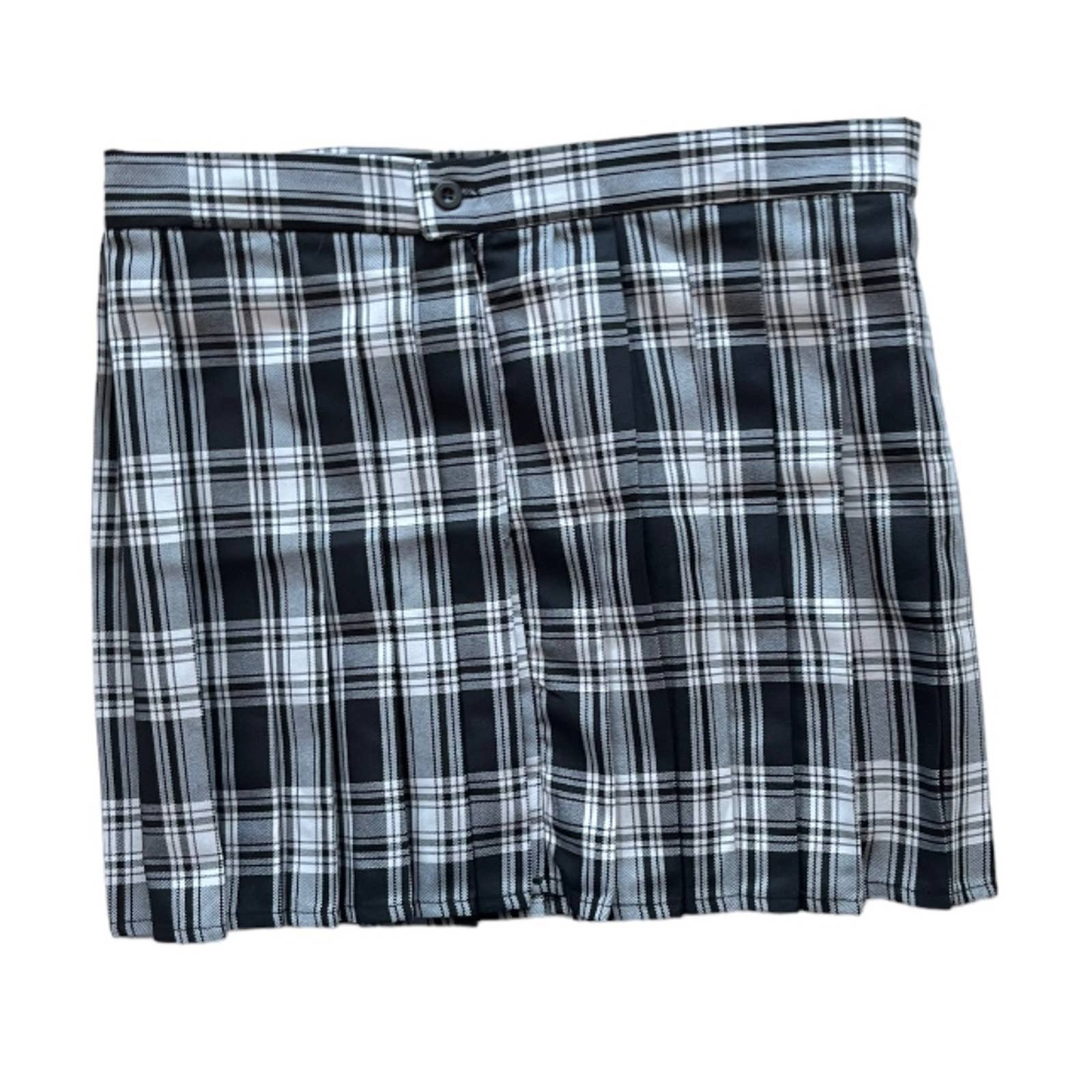Cheap Mini Skirt, Hug Sunshine, Black and White Plaid Pleated Skirt, Y2K pD40QYmgS outlet online shop
