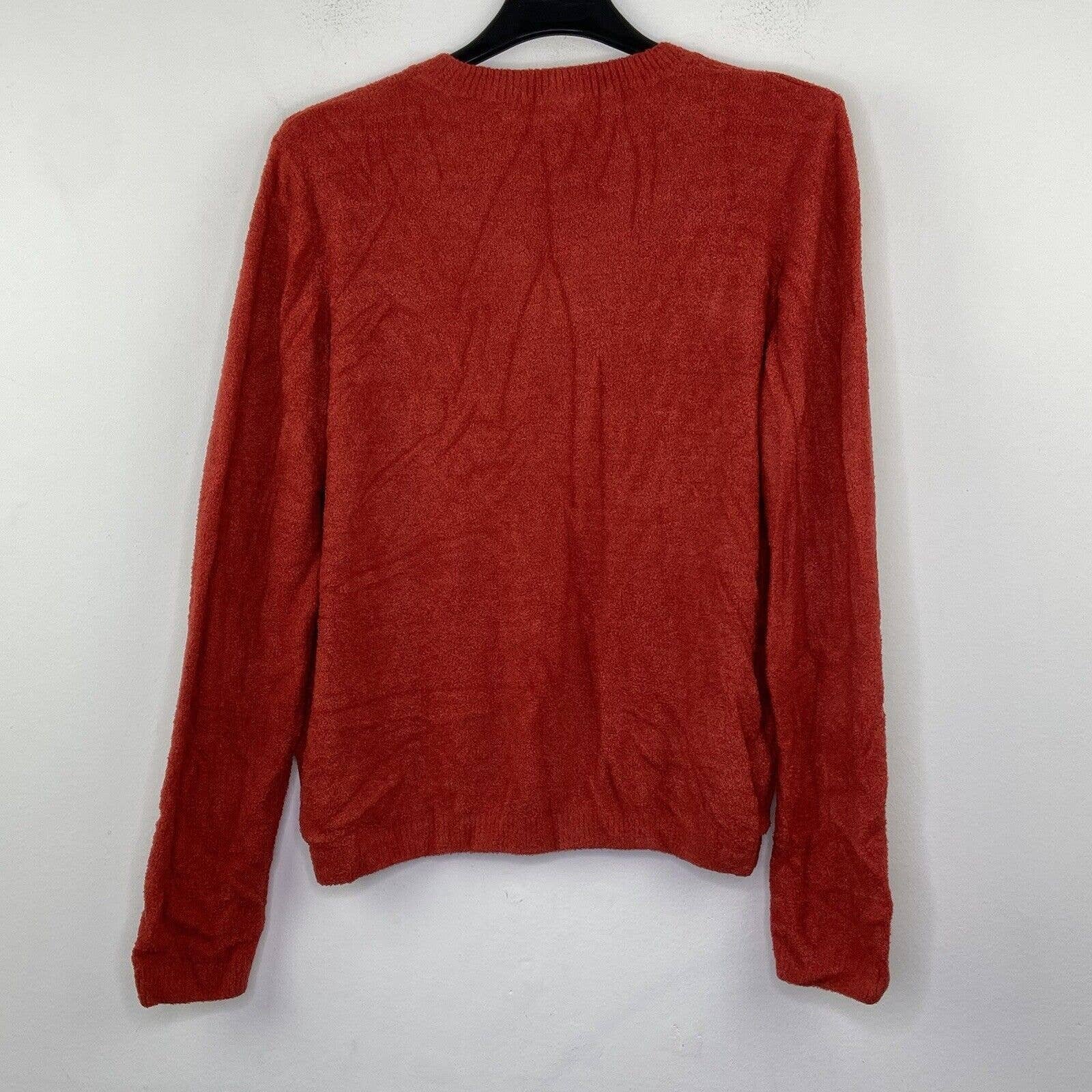 Special offer  Exofficio Women´s XL Red Sweater Soft Fuzzy Chenille Stretch V-Neck Pullover Y28 l2HElnRnE on sale