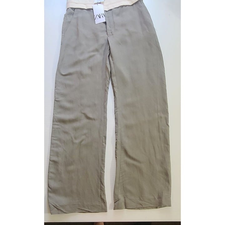 reasonable price ZARA TROUSERS WITH CONTRAST WAISTBAND - LIMITED EDITION GREY SIZE M  | 3173/728 OTAaTlhP4 Low Price