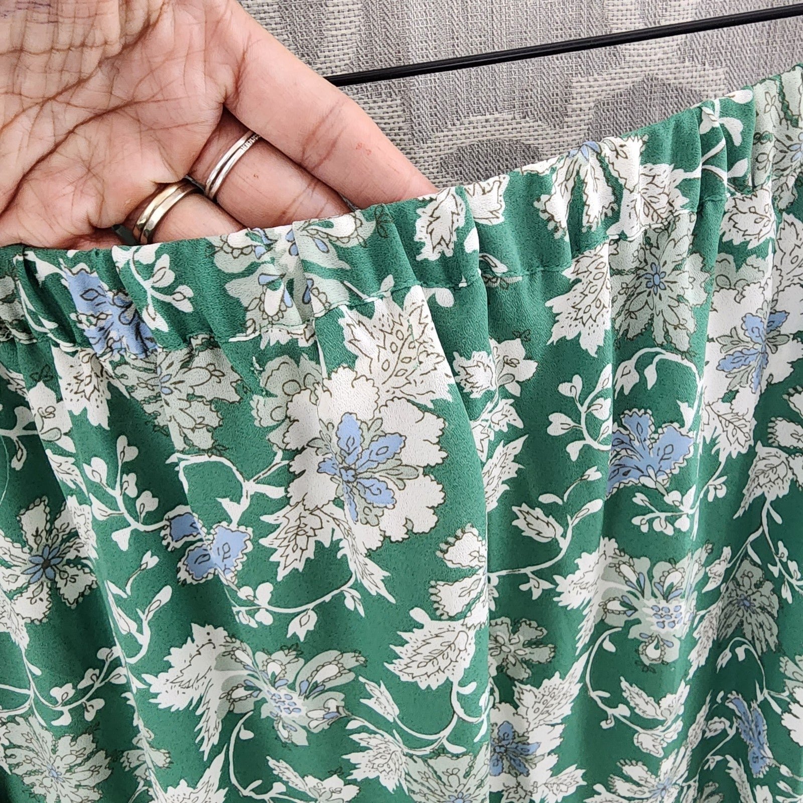 Great Max Studio Floral Ruffle High Low Tied Side Chiffon Maxi Skirt M fjldztwg4 Buying Cheap