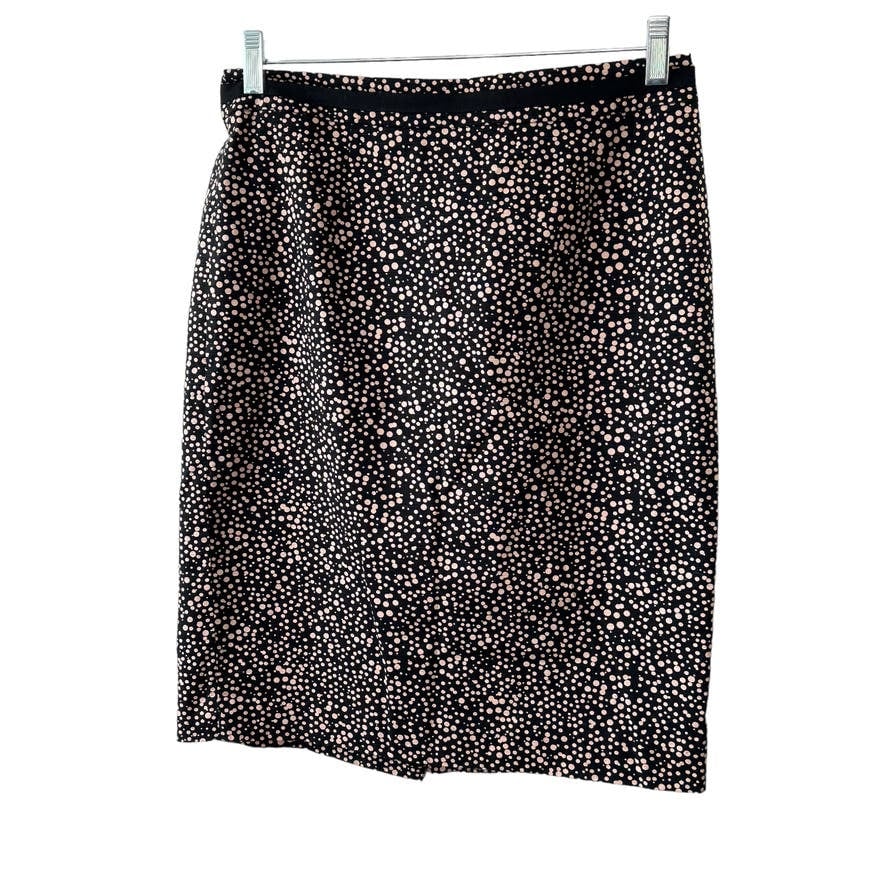Affordable BODEN Black & Pink Polka Dot Knee Length Pencil Skirt Women´s US 8 PFHkABPod US Sale