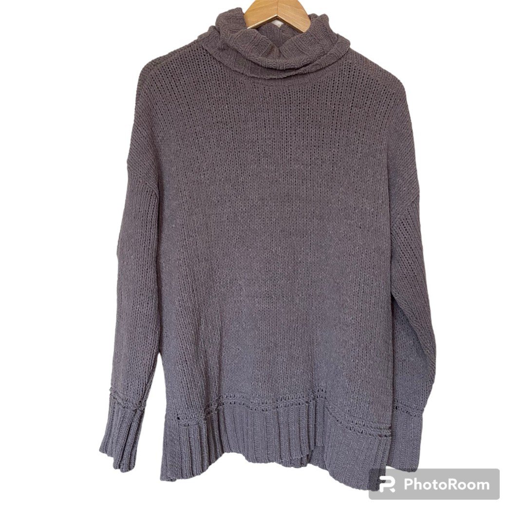 Authentic Aerie Cozy Soft Turtleneck Oversize Purple Women´s Sweater S IOs3E8IK4 just for you