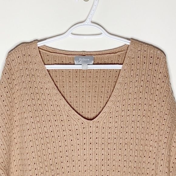 Authentic Ryllace Merino blend V neck open knit sweater size 2X h0AAvvZjv best sale