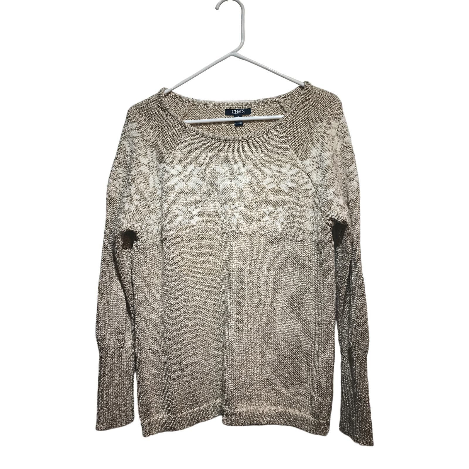 Custom Chaps Women´s Sweater Size Medium fzYaDUngH