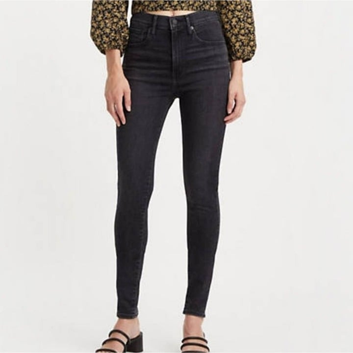 Custom Levi´s Premium Mile High Super Skinny Jeans Size 28 Faded Black Wash op2goxPGd outlet online shop