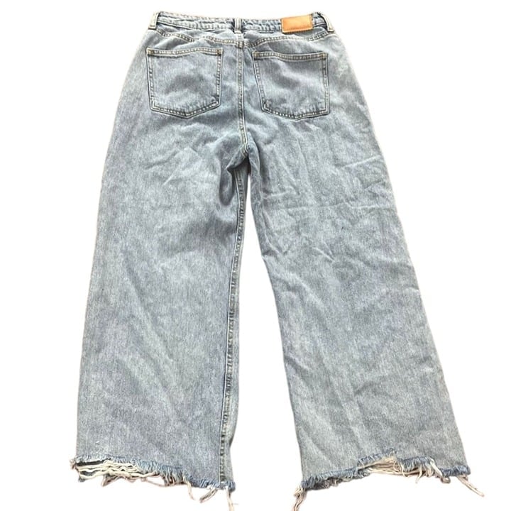 big discount Avec Les Filles Women’s Destructed Raw Hem High Waisted Jeans Size 29 feUfZHgLp hot sale
