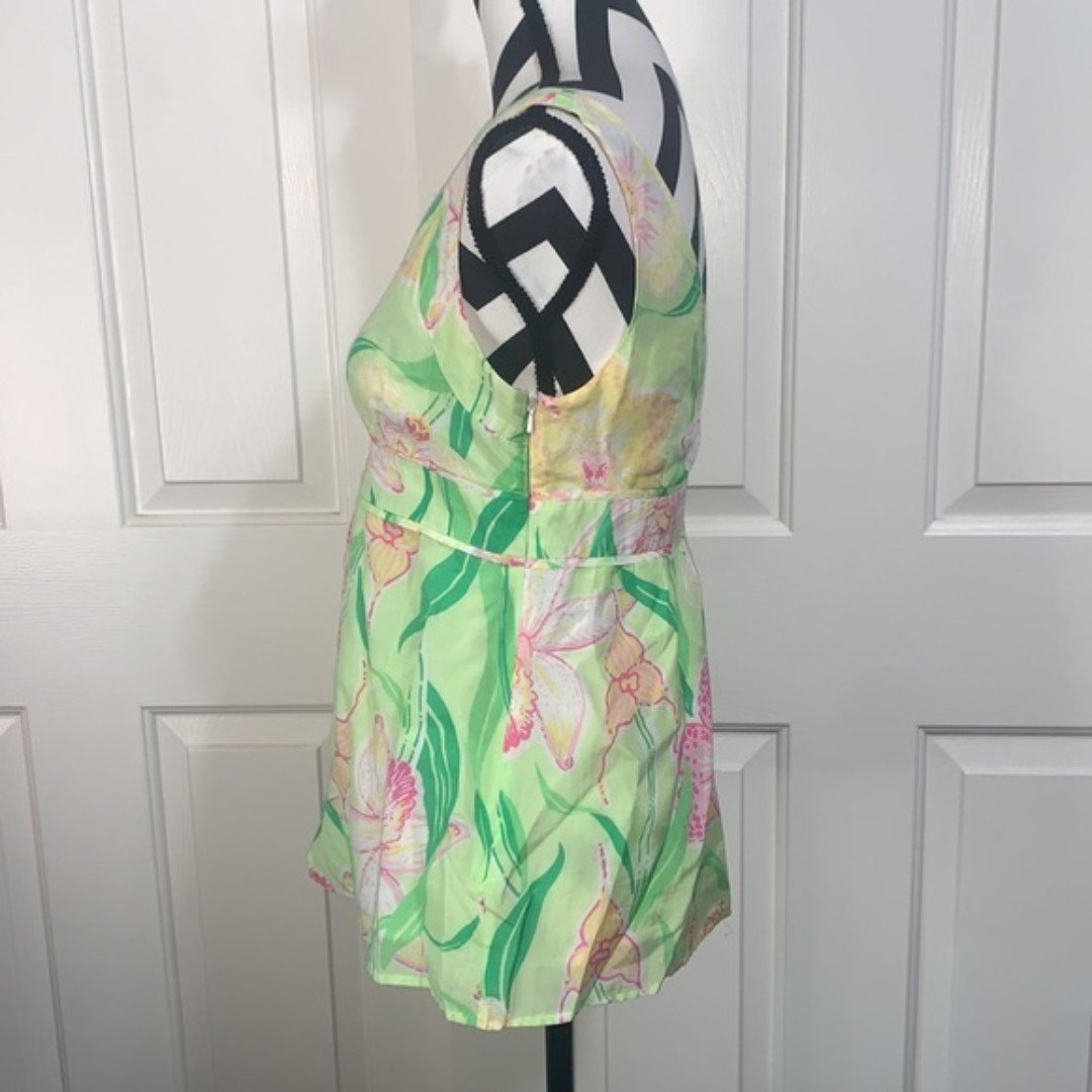 Promotions  LILLY PULITZER Gigi Floral V Neck Tank Top Fg0UAQf8S well sale