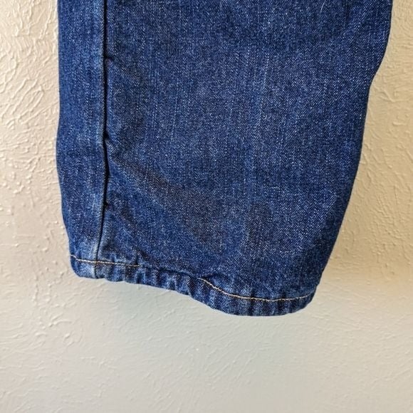 Affordable Vintage Cabela´s Dark Wash Flannel Lined Jean Size 8 LONG MzDWIOHBl best sale