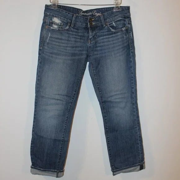Authentic American Eagle Crop Jeans Size 6 ka1oqHA40 US