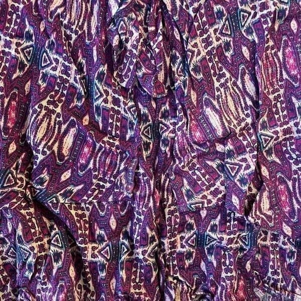 Cheap Xhilaration purple elastic waistband Aztec skirt | Sz M hb8On50Am outlet online shop