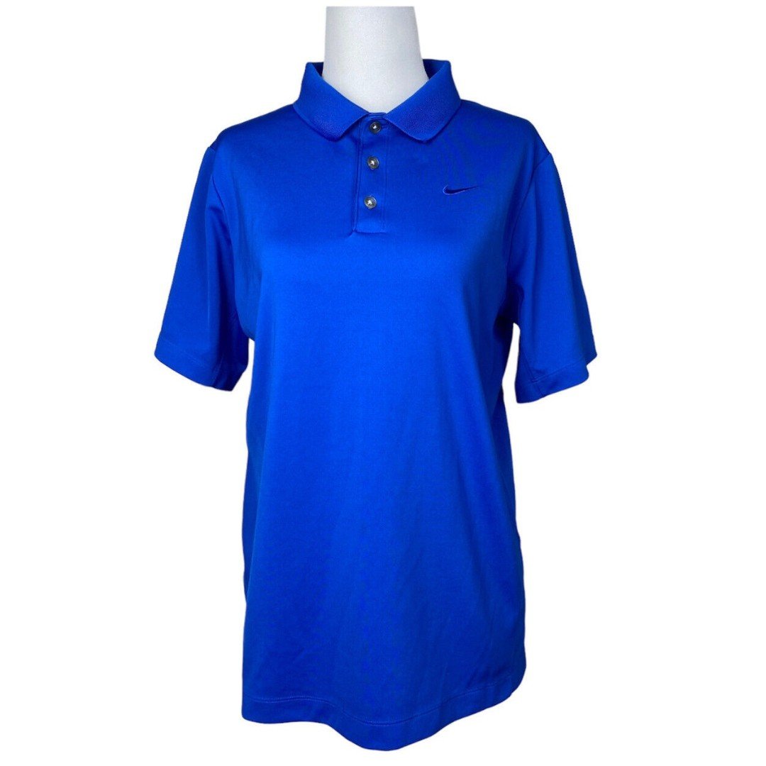 Classic Nike Golf Polo Shirt Womens Extra Large Blue Sh