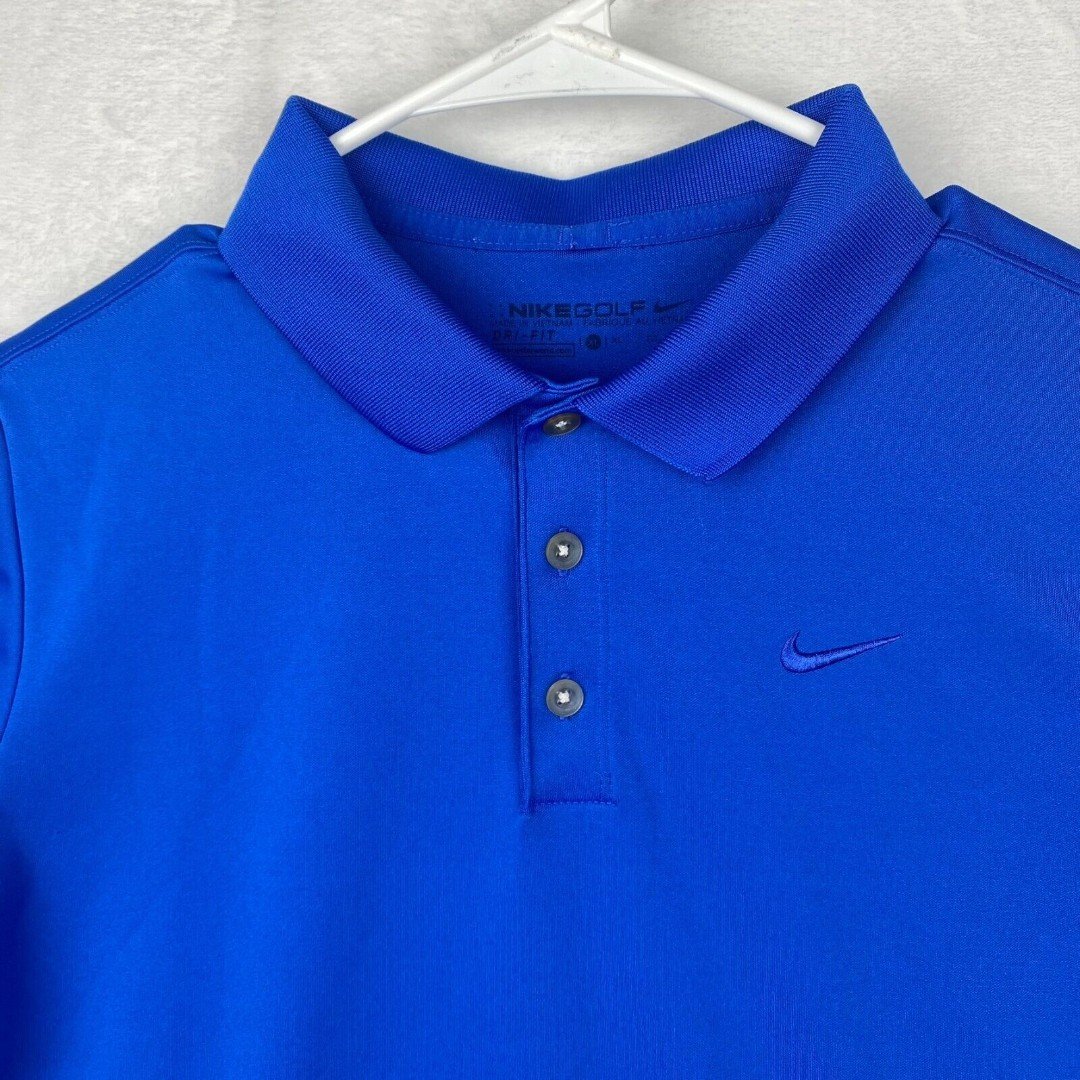 Classic Nike Golf Polo Shirt Womens Extra Large Blue Short Sleeve Dri Fit Casual Ladies Mcrg2psNQ US Sale